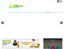 Tablet Screenshot of fruticoles.com